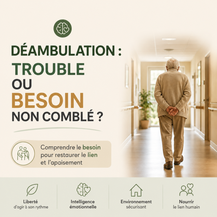 ⚕️Déambulation : ce n’est pas un comportement à stopper