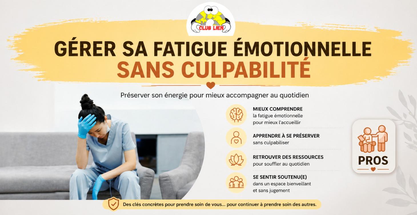 Fatigue émotionnelle pro Alzheimer