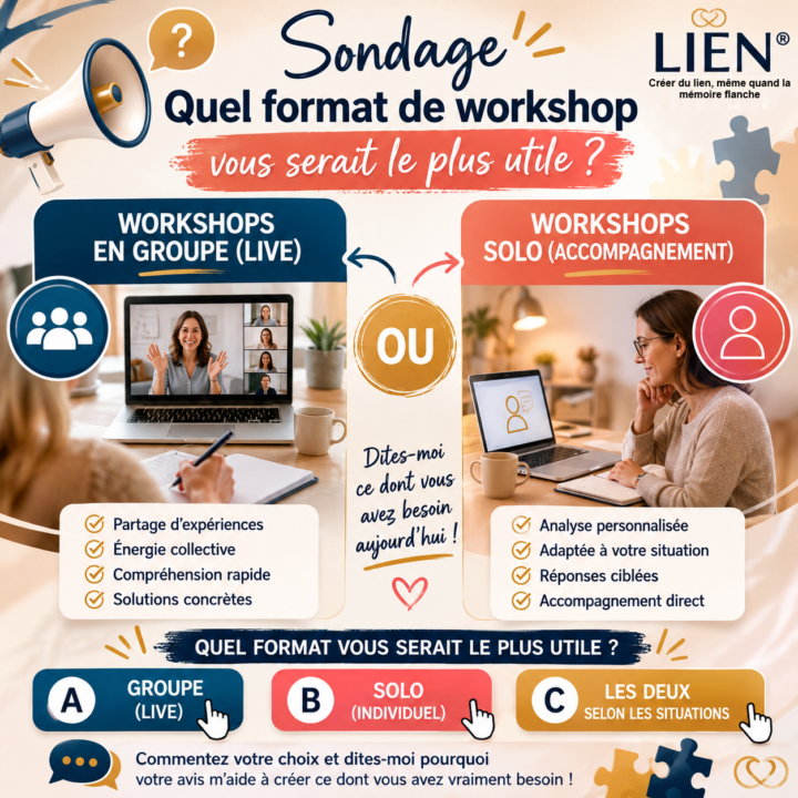 🧠 SONDAGE : FORMAT DES FUTURS WORKSHOPS