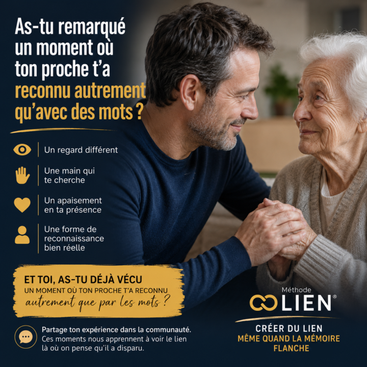 La reconnaissance ne passe pas toujours par les mots.