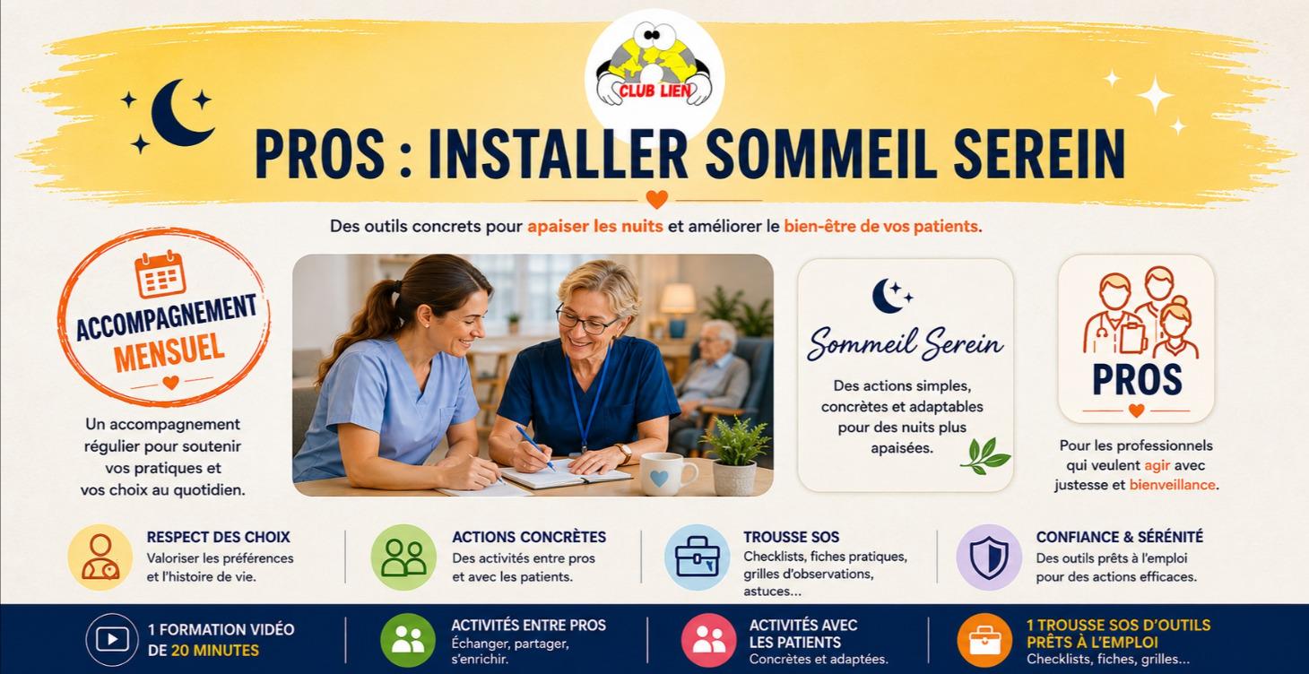 Pros : installer un sommeil serein