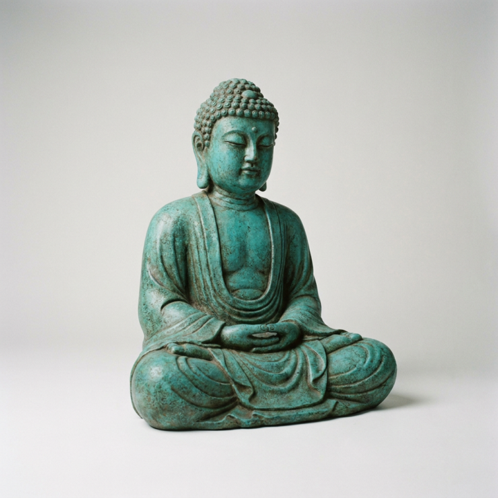 Large Turquoise Buddha Sounds decorative