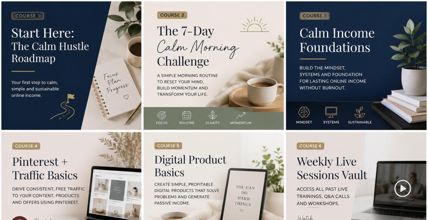 START HERE: THE CALM HUSTLE ROADMAP