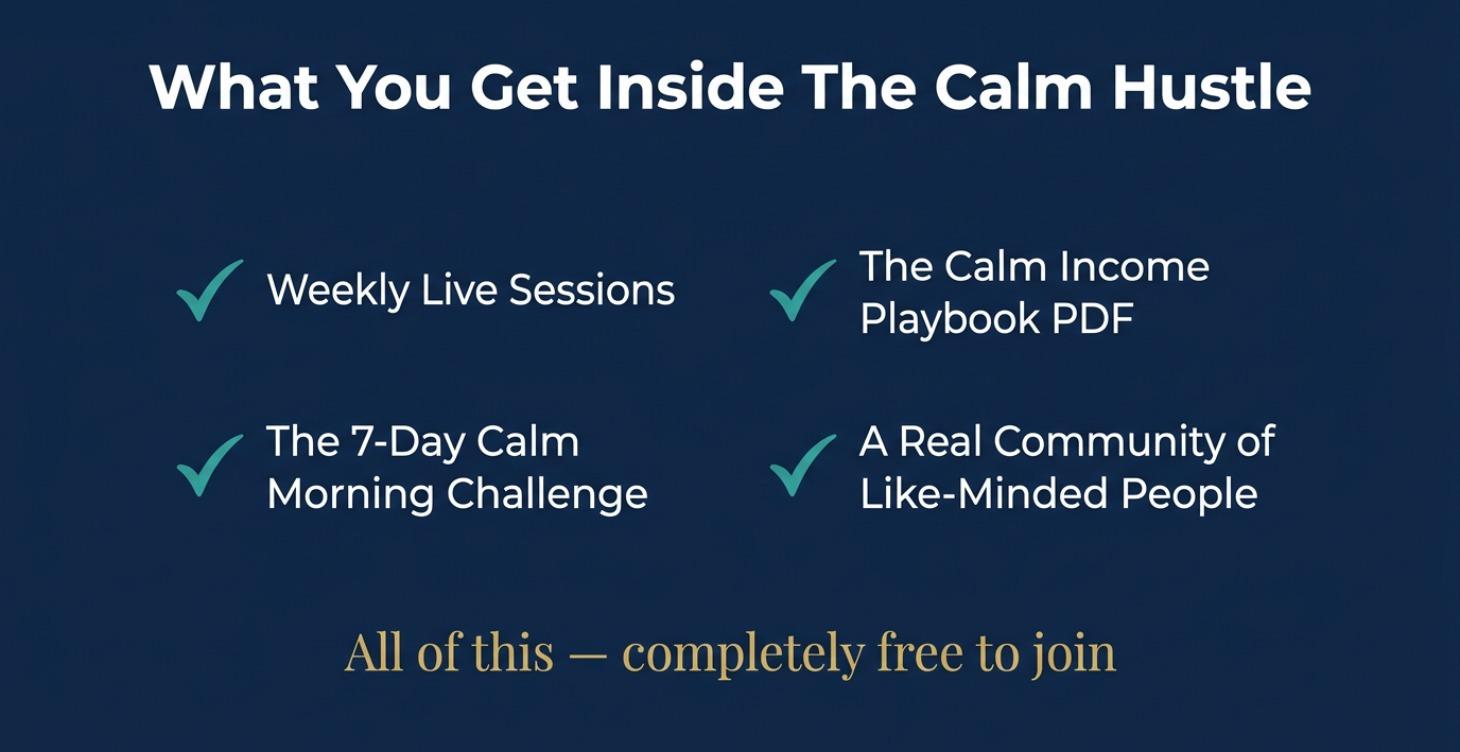 “Start Here: The Calm Hustle Roadmap”