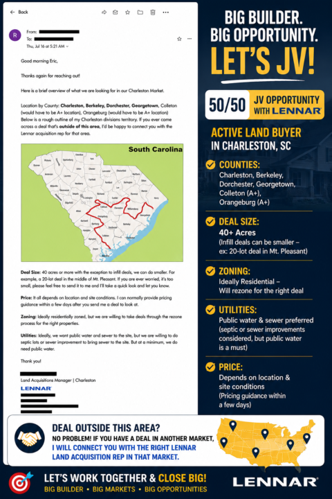 🚨 READ THE EMAIL 🚨 America’s 2nd Largest Builder Is Buying, I’ll Tell You If It’s a Deal.