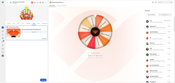 Wholesaling Prize Wheel is here!