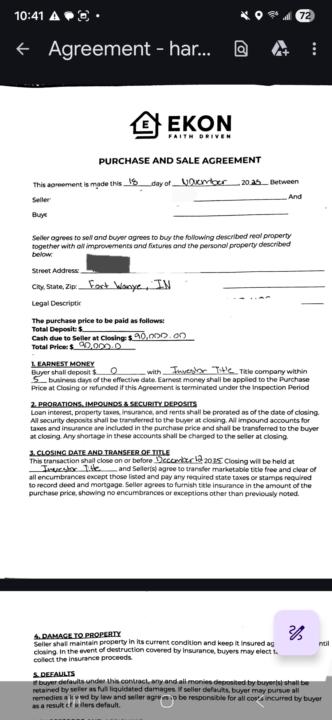 1st Day, 1st Contract, $1 Dollar Lead