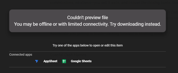 Email Offer Generator issue