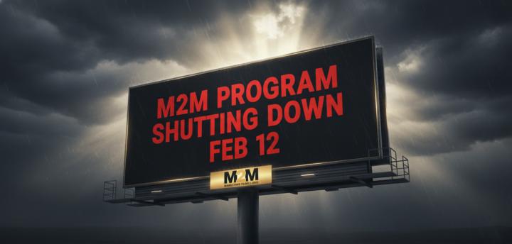 🚨 I'M SHUTTING DOWN M2M February 12th...