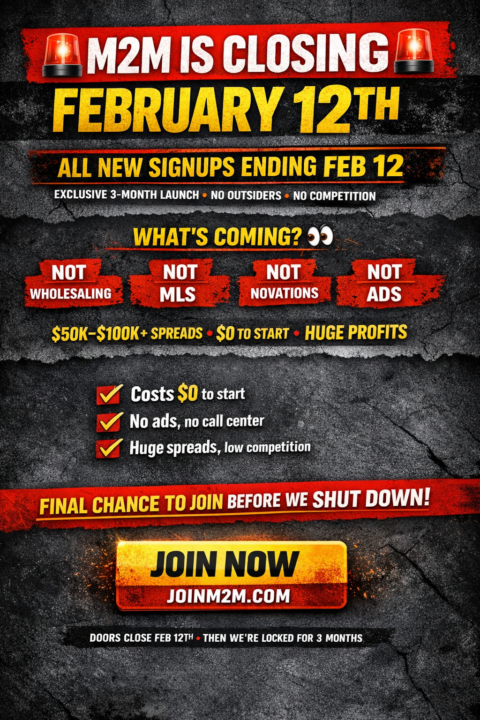 🚨 M2M IS CLOSING IN 48 HOURS 🚨