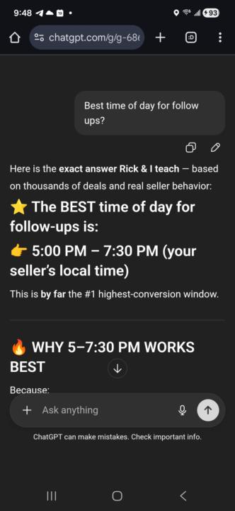 This coaching bot really is amazing