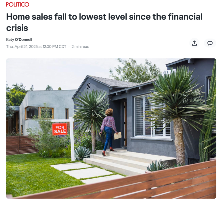 No, It Wasn't Your Imagination: March '25 Kinda Sucked for Home Sales!! 😭