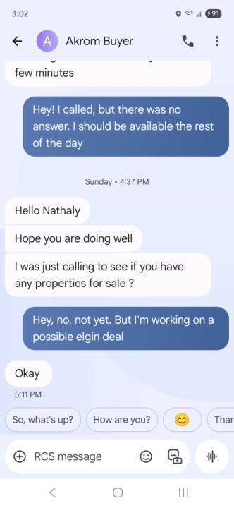 I have buyers in Chicagoland area