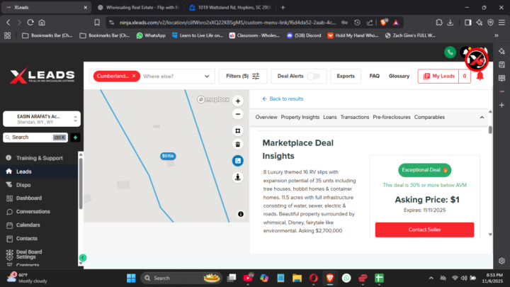 🤣😅 How is this possible ,asking price just 1 Dollar🤣 , if was true than every one in the could afford a Home 