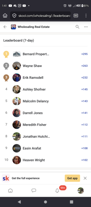 Shout out to the admins.  The leaderboard is cleaned up.