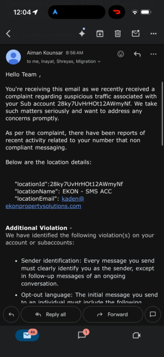 Anyone ever got this email?? Any advice 