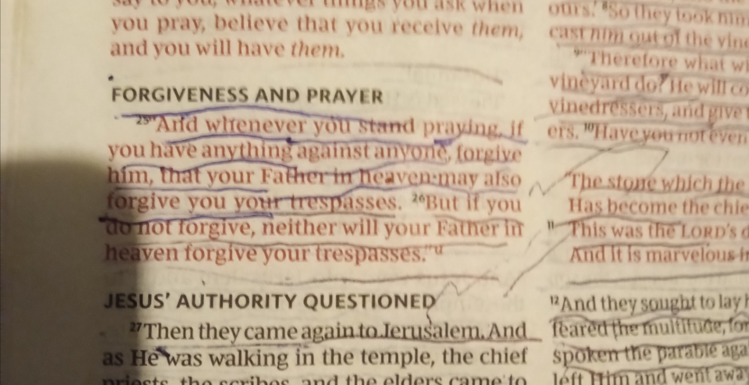 Morning and evening prayer