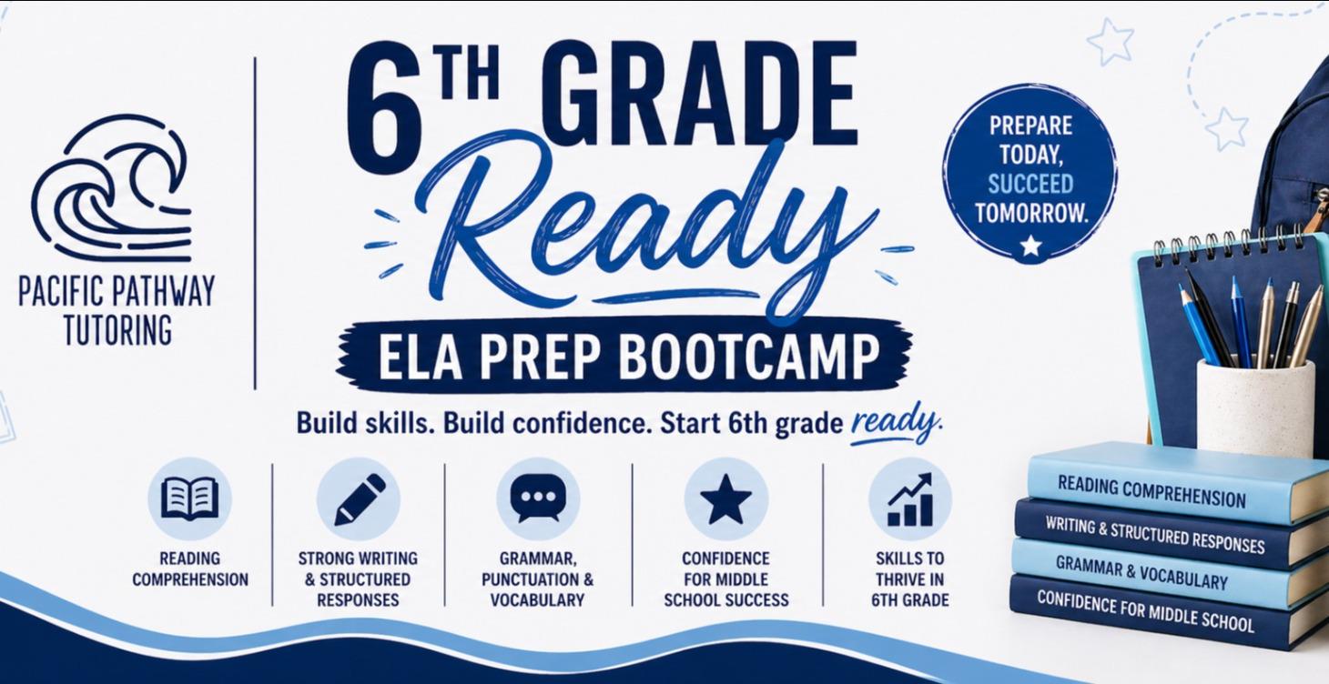 6th Grade Ready: ELA Prep Bootcamp