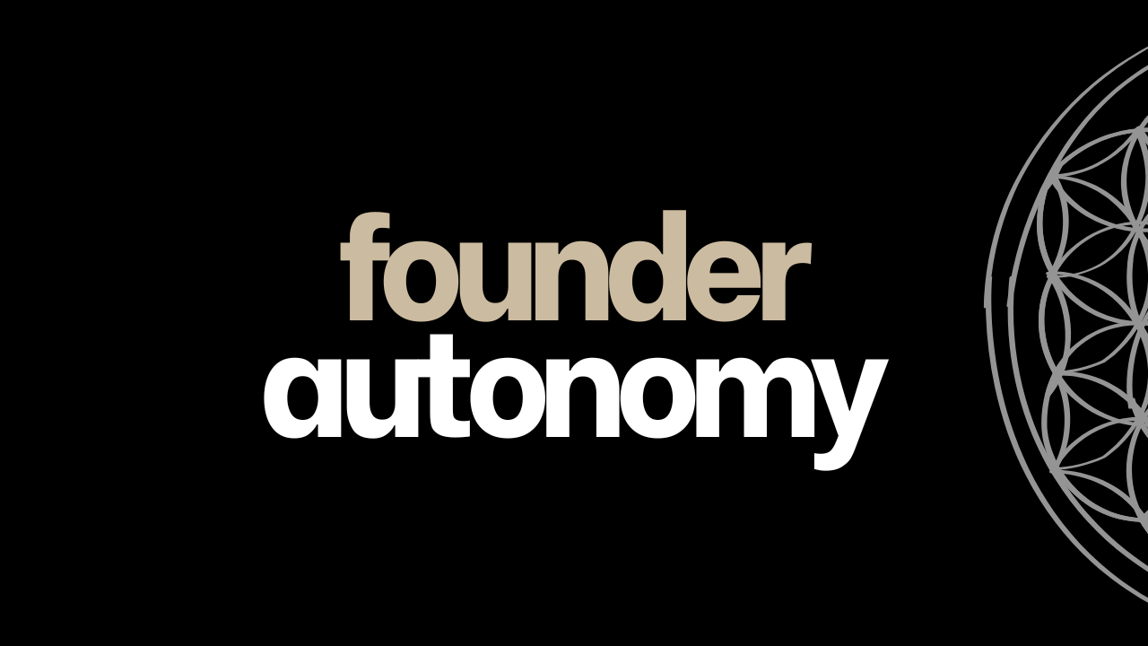 Founder Autonomy