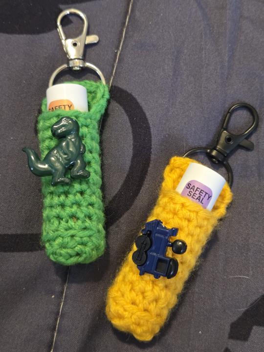 Keychain Chapstick Holder