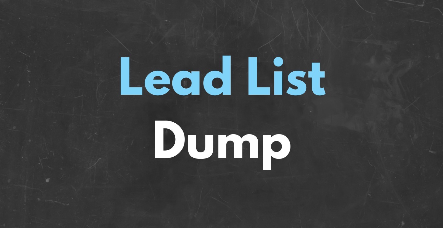 Lead List Dump