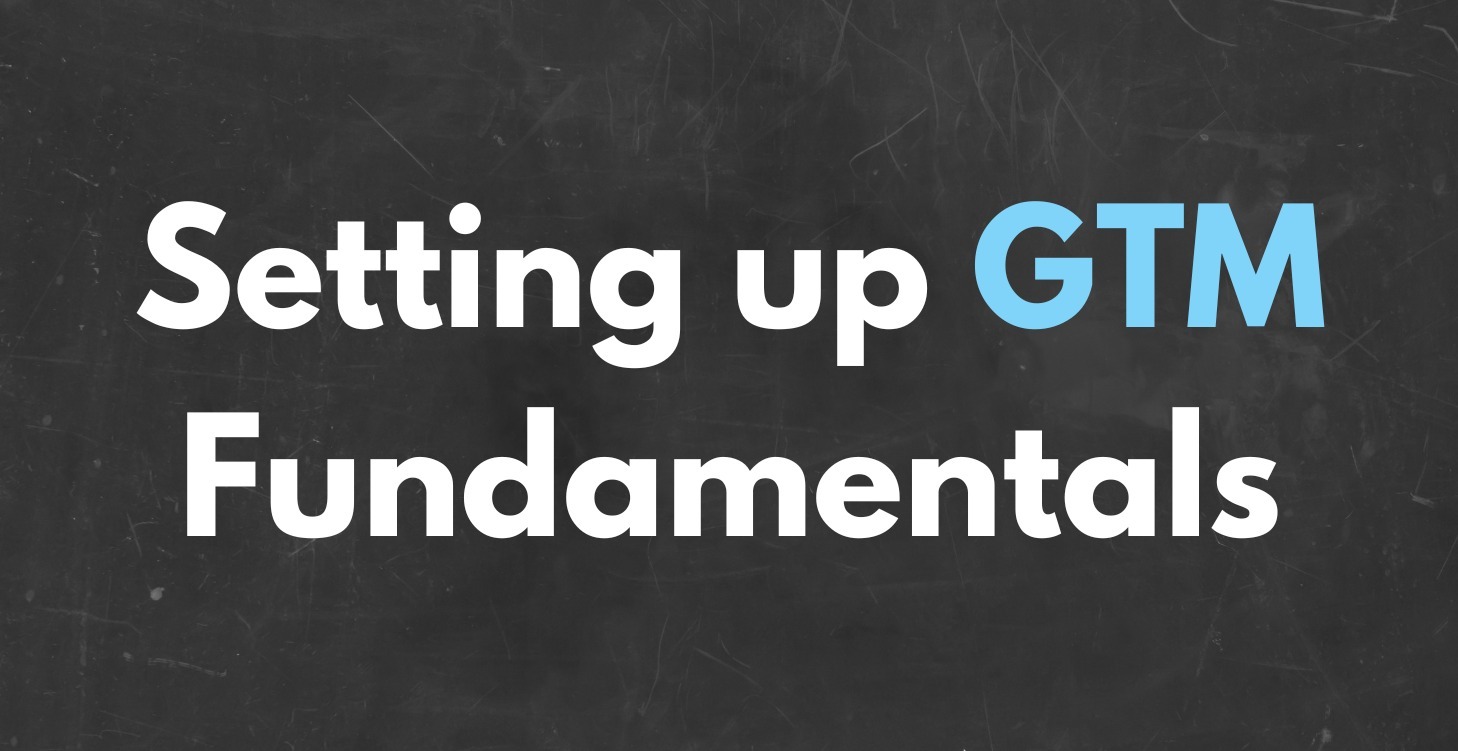 Setting up GTM Fundamentals