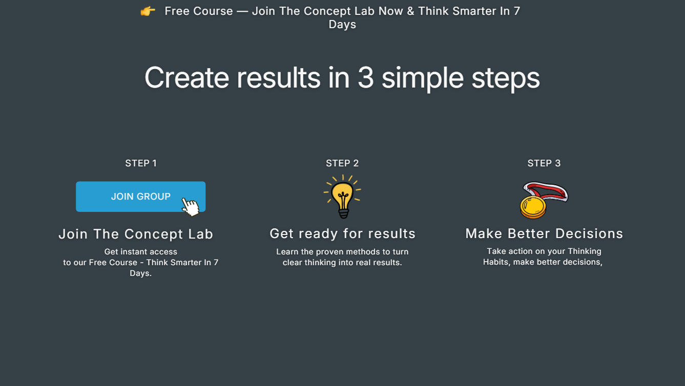 The Concept Lab (Free)