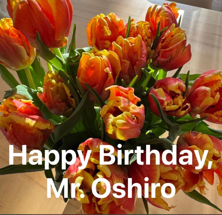 Happy Birthday, Mr. Oshiro 