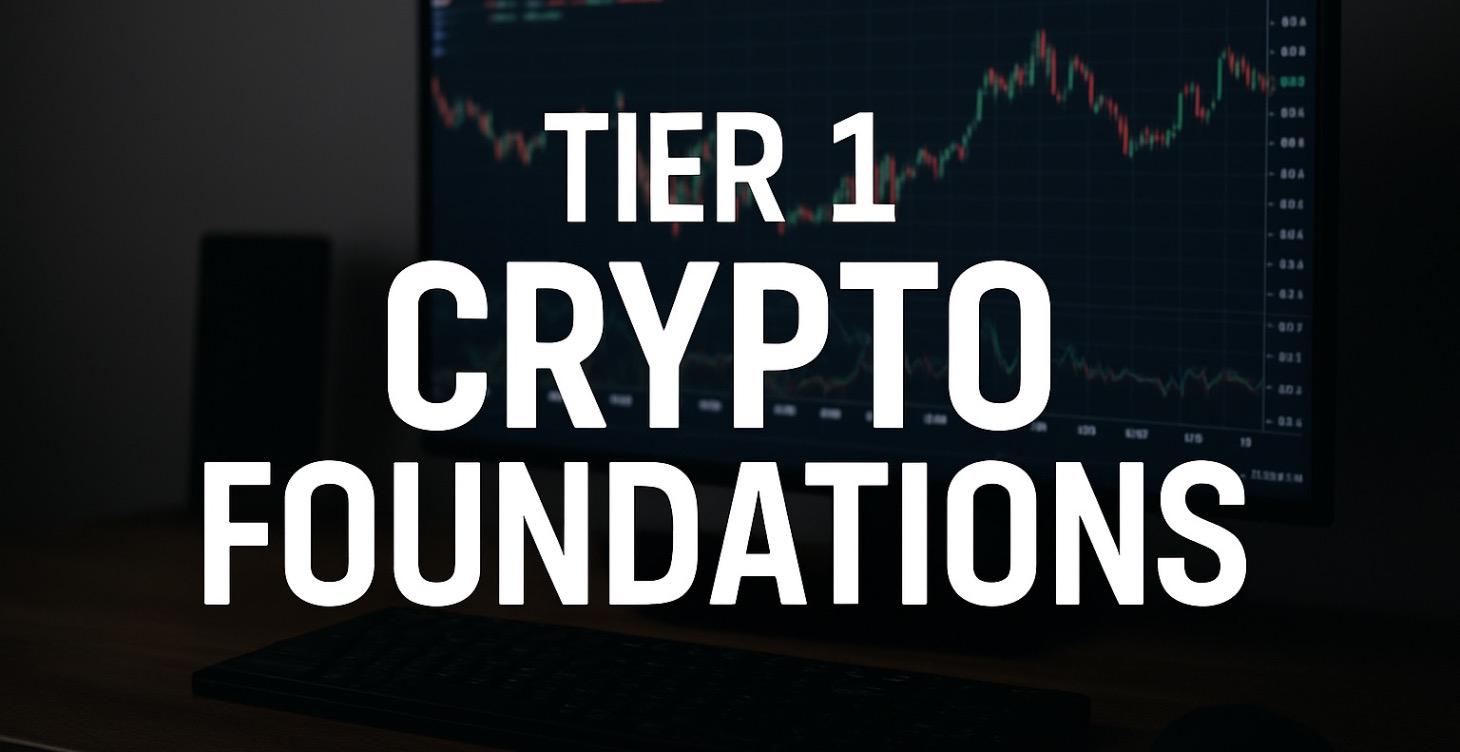 Tier 1: Crypto Foundations (Weeks 1–4)