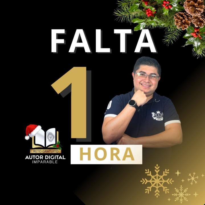 🎄🚀 ¡Falta solo 1 hora!  