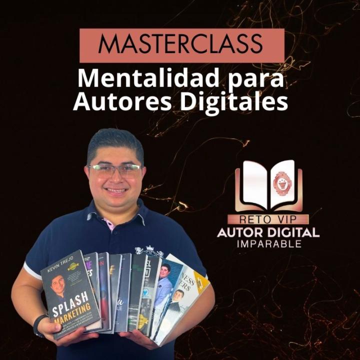 Mañana tenemos CLASE DE MENTALIDAD PARA AUTORES 10:30am