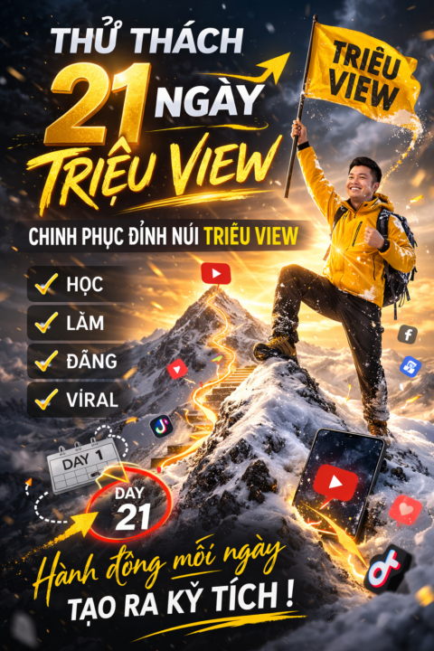 THỬ THÁCH 21 NGÀY VIDEO TRIỆU VIEW