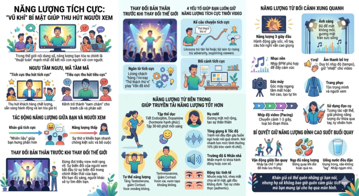 NĂNG LƯỢNG TÍCH CỰC: "VŨ KHÍ" BÍ MẬT GIÚP THU HÚT NGƯỜI XEM