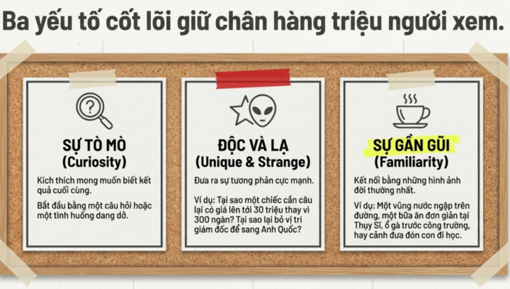 Yếu tố cốt lõi tạo triệu view