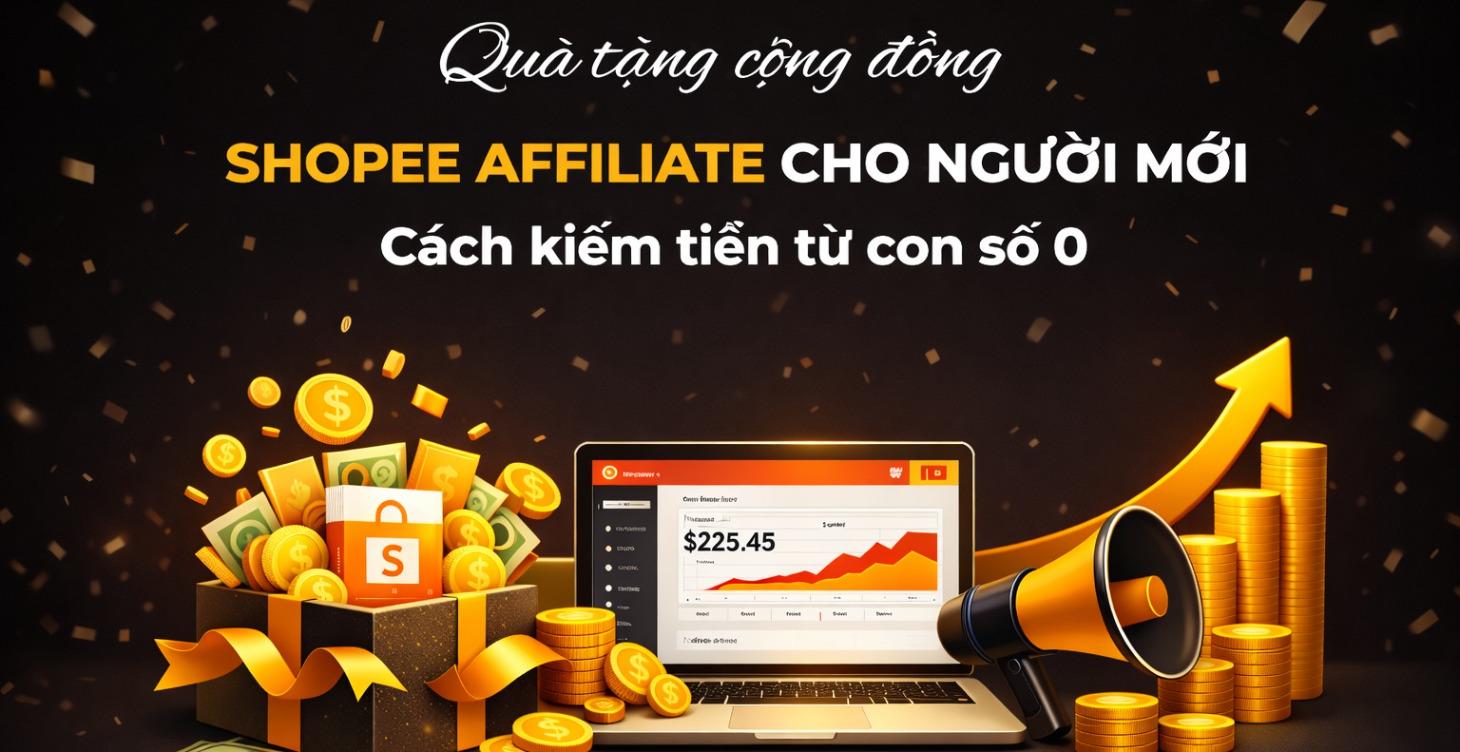 Shopee AFF cho người mới kiếm tiền từ con số 0