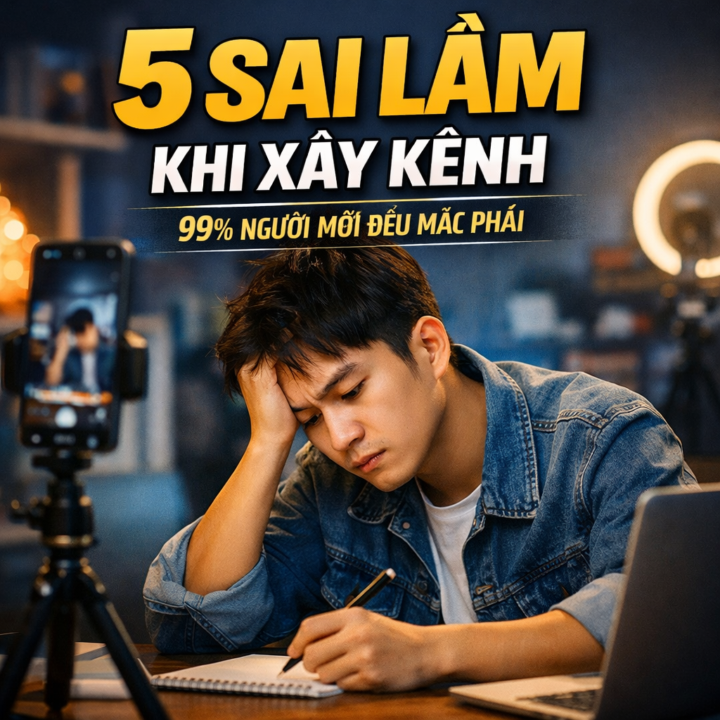 5 sai lầm mình từng mắc khi xây kênh – và cái giá phải trả
