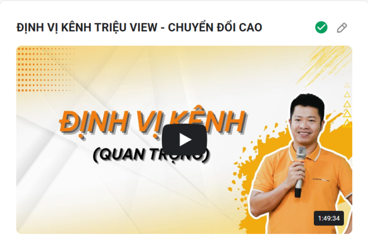 Triệu view mà không định vị kênh, cũng chỉ để làm màu