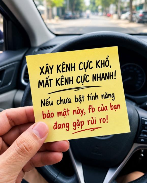 Xây kênh đừng chỉ chăm chăm làm video, bảo mật kém mất kênh lúc nào không hay. Xem ngay cách bảo mật FB trước khi quá muộn!