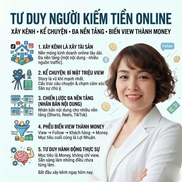 Xây kênh Online – nền móng của người kiếm tiền
