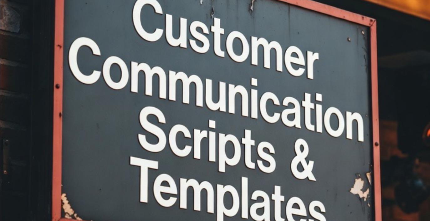 Customer Communication Scripts & Templates