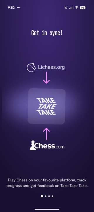 Take take take new app