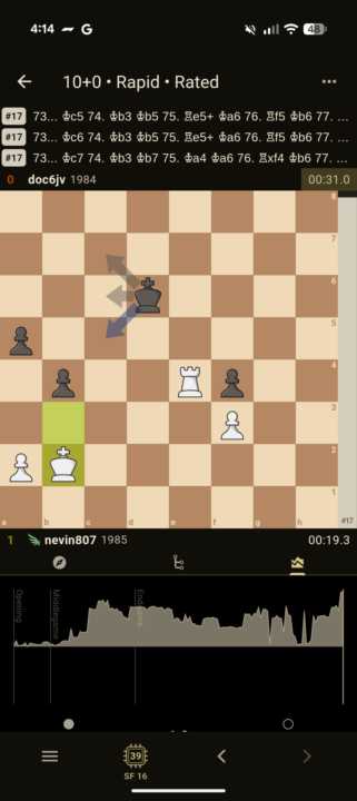 I was shaking after this game