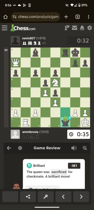 How is this basic tactic a brilliant 