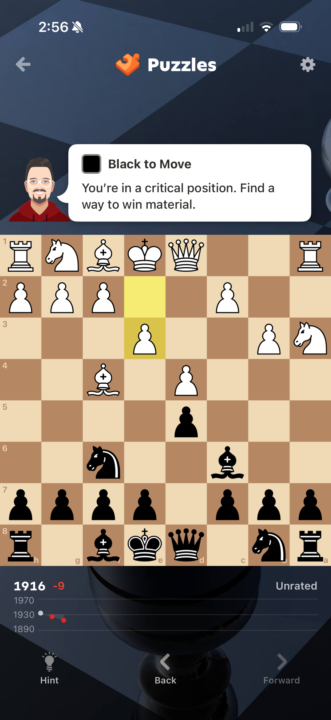 There is no way to win material