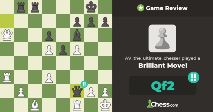 2 brilliants in a chess.com organised tournament 