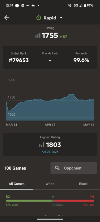 100 game update new account