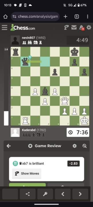 Back over 1700 Lichess