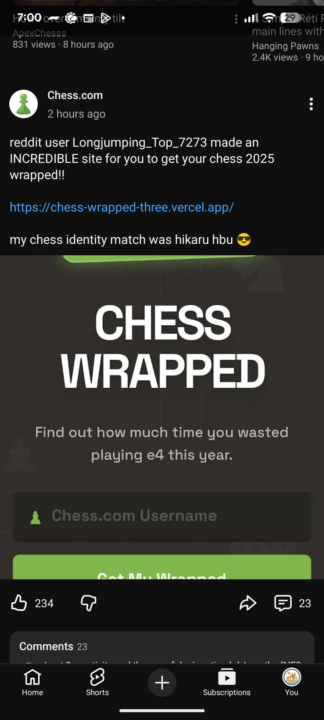 Chess wrapped