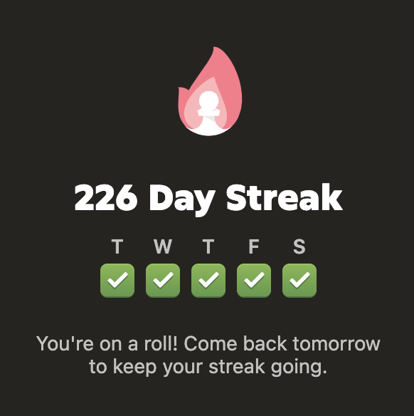 Don't know if this is a flex or an addiction...