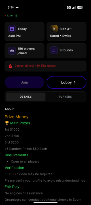 Endgame.Ai insane daily cash prizes